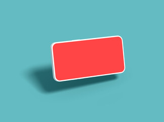 3D rendering of an unbranded smartphone with the ability to easily change the screen. UI/UX showcase of the product.