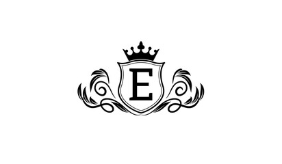 E logo