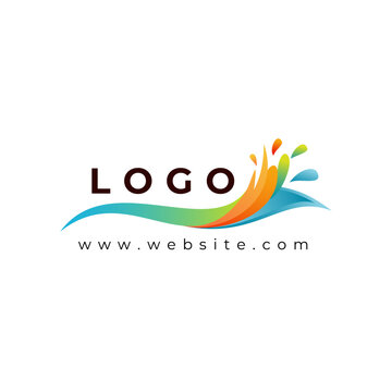 Abstract logo for business company corporate vector image