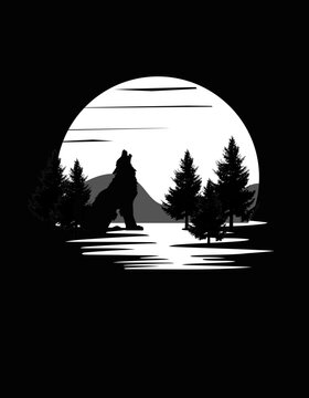 silhouette of a person in the night