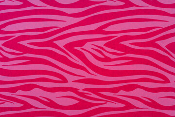hot pink paper with tiger print pattern