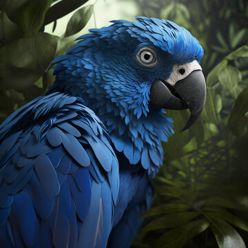 blue and yellow macaw