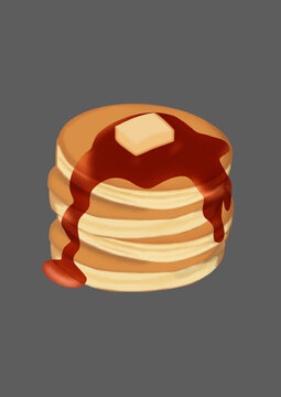 pancakes with butter