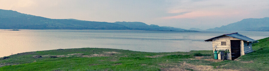Tomine lake in Guatavita Colombia