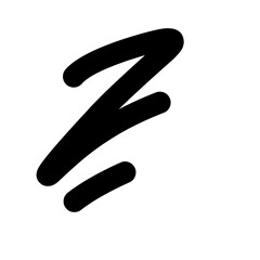 Alphabet rounded font