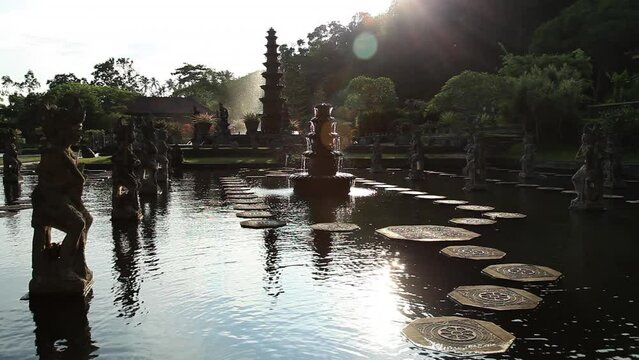 Bali&rsquo;s Tirta Gangga temple in Indoensia