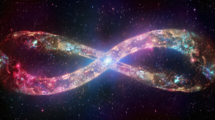 ouroboros infinity galaxy - by generative ai