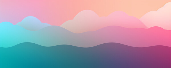 pastel color gradient background wallpaper, banner, copy space, texture