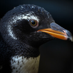 Naklejka premium close up portrait of a penguin