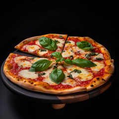 Margherita - Klassisch, aber immer noch einer der besten Geschmäcker: Tomatensauce, Mozzarella-Käse und frisches Basilikum.