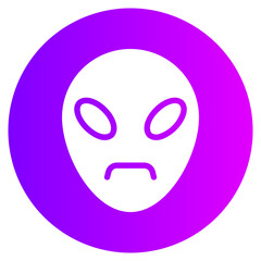 alien gradient icon