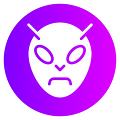 alien gradient icon