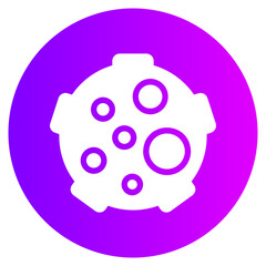 meteorite gradient icon