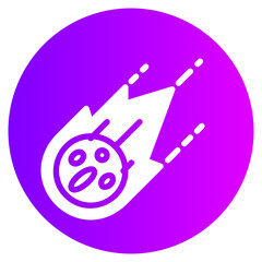 meteorite gradient icon © afif