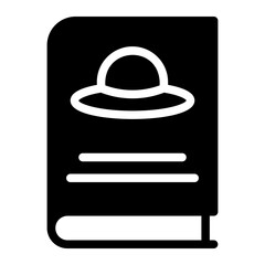 magazine glyph icon