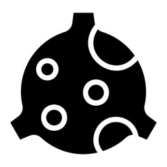 meteor glyph icon
