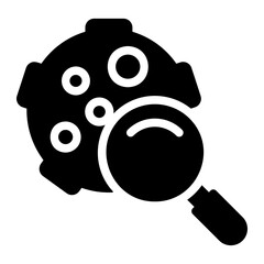 research glyph icon