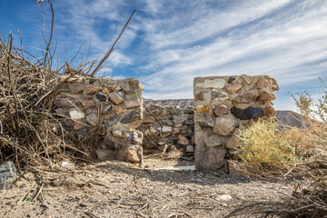 Rock walls all that remains