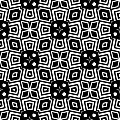 Black and white abstract patterns.Seamless monochrome repeating pattern for web page, textures, card, poster, fabric, textile.