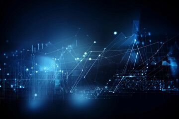 abstract blue light background with lines