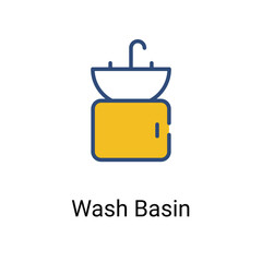 Wash Basin icon. Suitable for Web Page,Mobile,App,UI,UX�and�GUI�design.