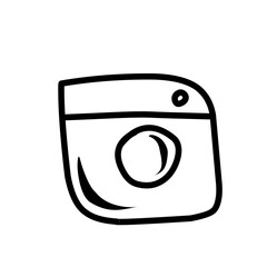Instagram logo doodle