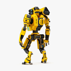 Worker Robot 3D CGI Render