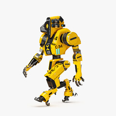 Worker Robot 3D CGI Render
