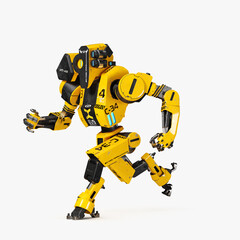 Worker Robot 3D CGI Render