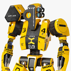 Worker Robot 3D CGI Render