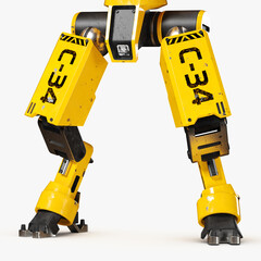 Worker Robot 3D CGI Render
