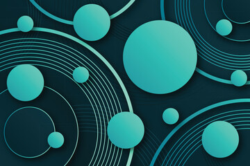 Modern dark background with geometric shape