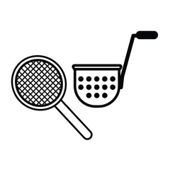 colander, strainer, icon, color, vector, illustration, desing, logo, teplate, flat,style