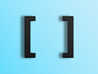3D rendering of Alphabets