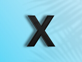 Obraz premium 3D rendering of Alphabets