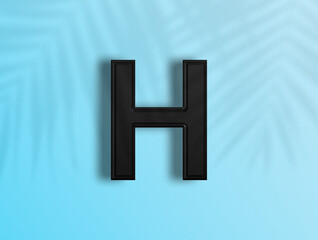 3D rendering of Alphabets