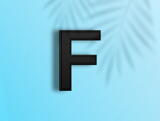 3D rendering of Alphabets