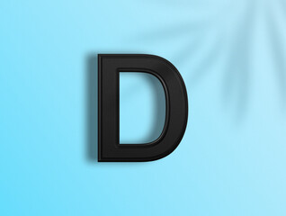 3D rendering of Alphabets