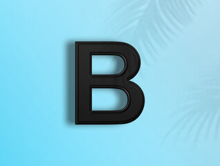 3D rendering of Alphabets