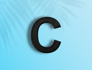 3D rendering of Alphabets