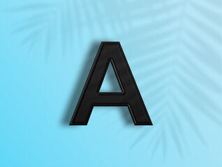 3D rendering of Alphabets