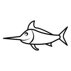 fish, icon, vector, illustration, desing, logo, teplate, flat,style