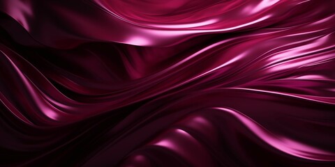 Obraz premium Magenta irregular organic rounded grid shape geometrical background wallpaper banner pattern