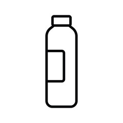 medicine bottle, icon, line, vector, illustration, desing, logo, teplate, flat,style