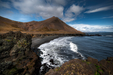 Landscapes The ring road in Iceland.