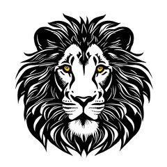 Black and white Lion tattoos.