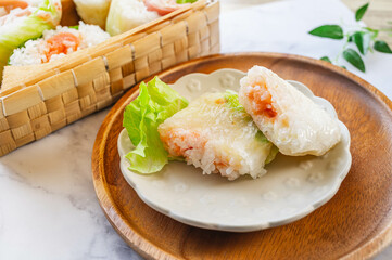 焼いた春巻おにぎり