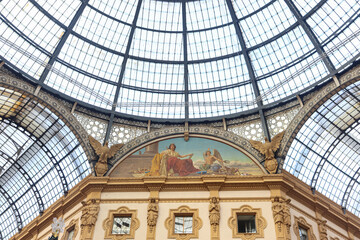 Galleria Vittorio Emanuele II in Milan, Italy
