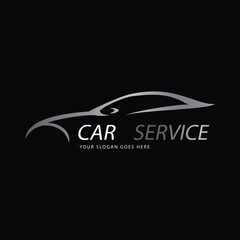 gradient automobile car service logo template
