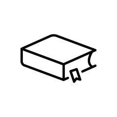 Book icon vector stock.